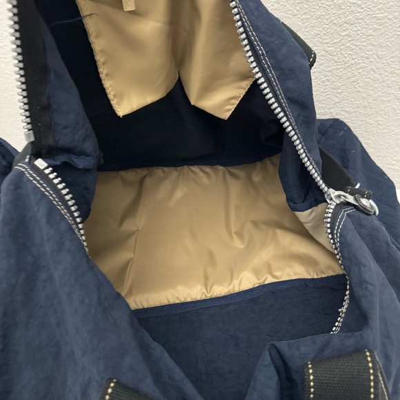 Kipling Large Dark Blue Duffel Bag Travel Gym Weekender Sports Tote - Picture 8 of 10